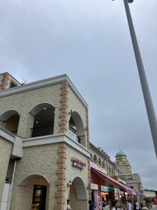 駿河湾沼津SAでの休憩の様子